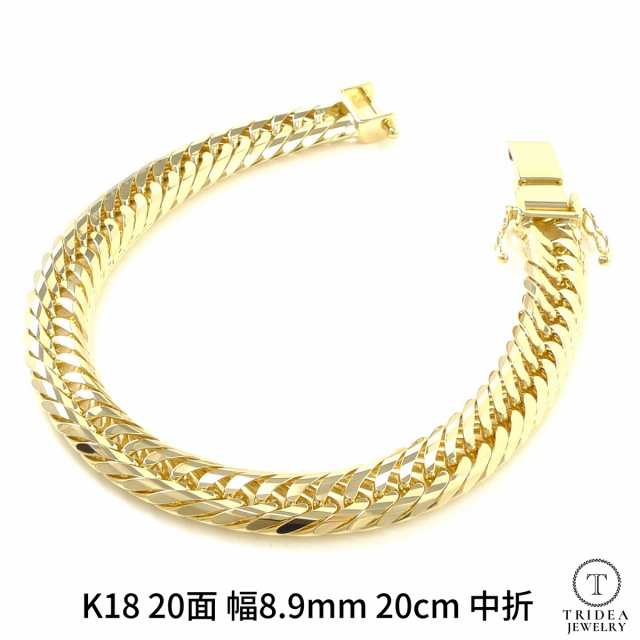 ゴールドブレスレット K18 18金 約40g - アクセサリー