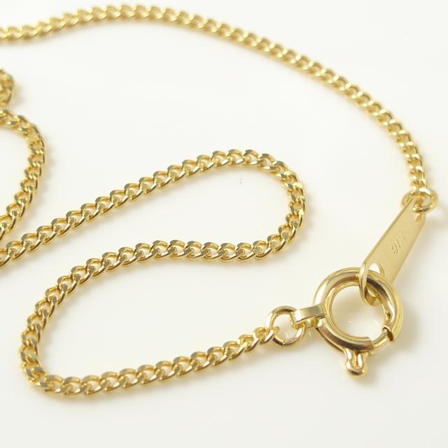 18金 18k 喜平 ネックレス 1.9g 50cm 2面 幅0.9mm K18 喜平ネックレス