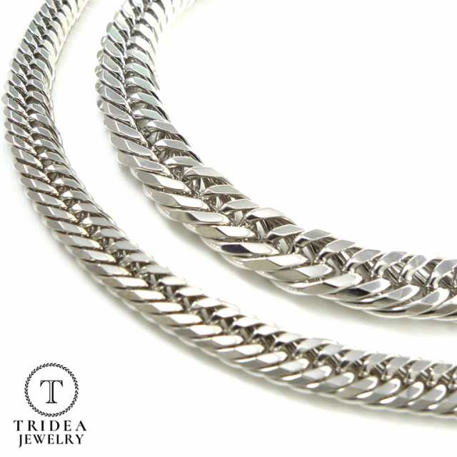 T TRIDEA JEWELRY] SV925 シルバー ヘリンボーン ネックレス (50cm20g