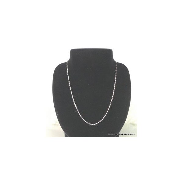 マリーナハーフ ネックレス 18金 18k ホワイトゴールド WG ネックレスチェーン k18 メンズ レディース プレゼント 幅1.8mm 45cm 2.7g スライド_4
