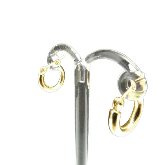 18金 18k フープピアス 小さめ 国産 幅2mm 外径15mm イエローゴールド 両耳 1ペア 2個 レディース メンズ リング パイプ ピアス agesugi_sfaの通販は