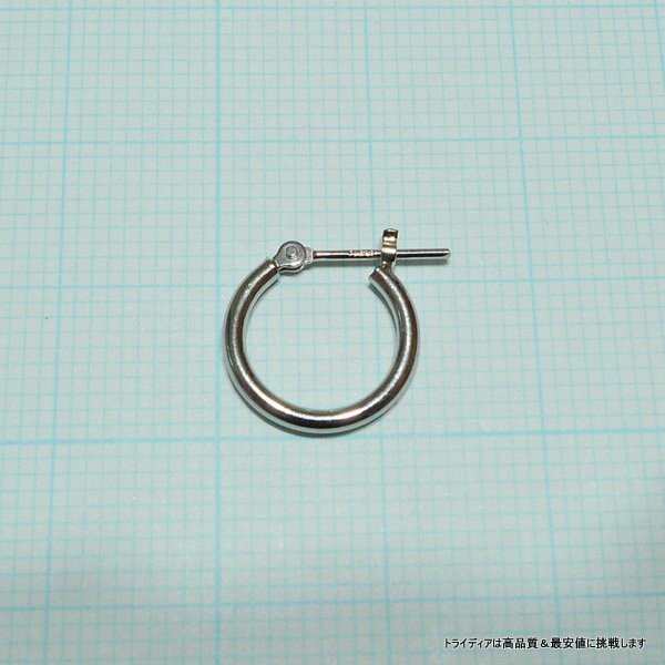 2025年新作アイテムが続々登場 プラチナ Pt900 フープピアス 小さめ 国産 幅1.5mm 外径13mm アクセサリー