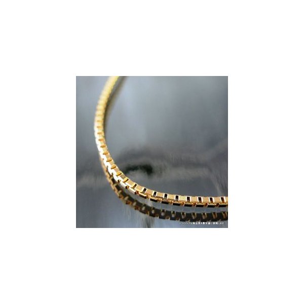 ベネチアン ネックレス 18金 18k ネックレスチェーン k18 メンズ レディース プレゼント 幅1.4mm 40cm 6.6g_4