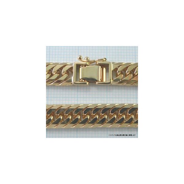 18金 喜平 ネックレス 100g 60cm 8面 トリプル 造幣局検定付 幅7.5mm