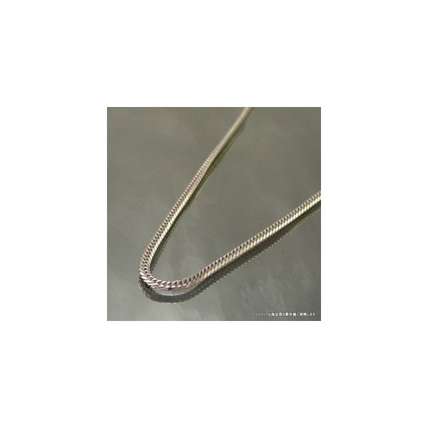 プラチナ 喜平 ネックレス 12g 50cm 6面 ダブル 幅2.3mm 造幣局検定付 