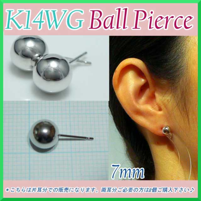 アクセサリーK18 \u0026 k14(刻印)片耳ピアス - omegasoft.co.id