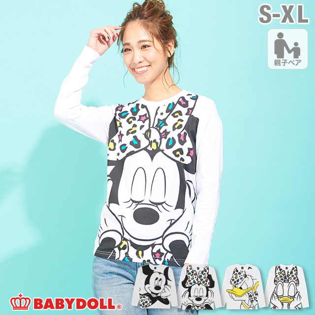 3 15まで さらに Off 50 Off Sale アウトレット 親子お揃い ディズニー Big キャラクター ロンt 1871a ベビードール 子供服 大人の通販はau Pay マーケット Babydoll ベビードール