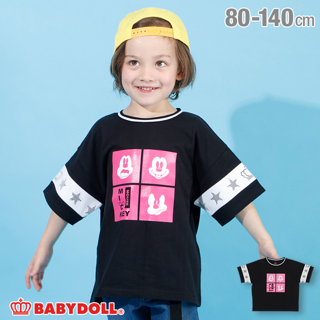 50 Off Sale アウトレット ディズニー 袖メッシュ Tシャツ 3767k ベビードール 子供服 ベビーサイズ キッズ 男の子 女の子 Disneyの通販はau Pay マーケット Babydoll ベビードール