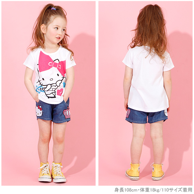 9 3まで 50 Off クリアランスsale サンリオ サイド キャラクター デニム ショートパンツ 33k ベビードール 子供服 ベビーサイズ キッの通販はau Pay マーケット Babydoll ベビードール