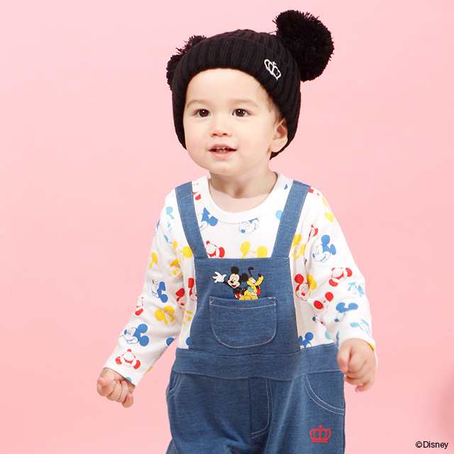 New ディズニー ニットデニム サロペット ロンパース 4416b ベビードール 子供服 ベビーサイズ Disneyの通販はau Pay マーケット Babydoll ベビードール