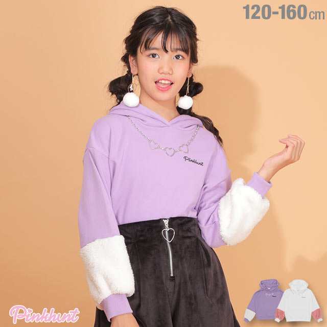 還元祭クーポン利用可 10 30new Pinkhunt ピンクハント 袖ボア パーカー 4791k ベビードール 子供服 キッズ ジュニアサイズ 女の子 Phの通販はau Pay マーケット Babydoll ベビードール