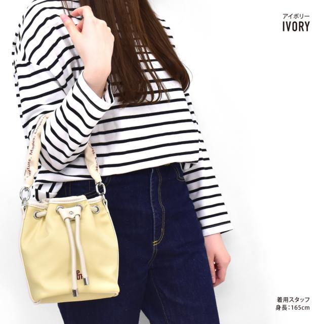 シアタープロダクツ ショルダーバッグ 巾着バッグ ナイロン 大人