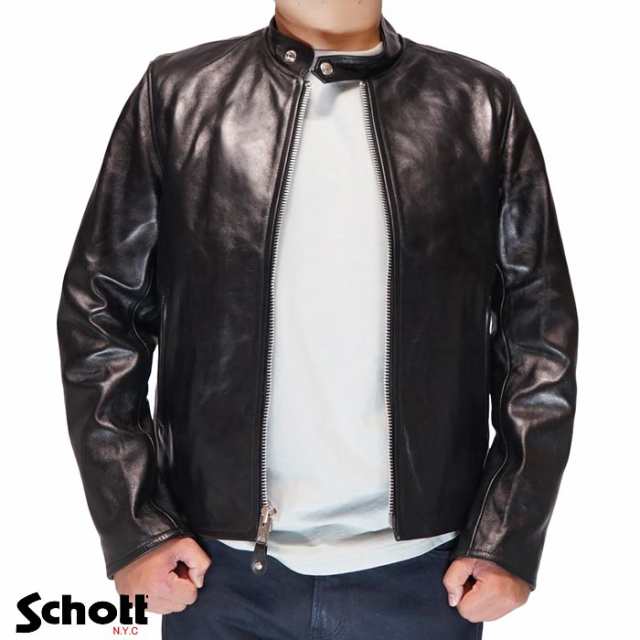 Schott(ショット) レザー ジャケット 70S シングルライダース アウター メンズ 本革 レザー 革ジャン 782-3950078 送料無料