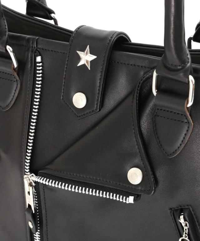 Schott(ショット) ライダース レザートートバッグ BAG 鞄 メンズ 本革 782-3976007 782-4976008 送料無料_3