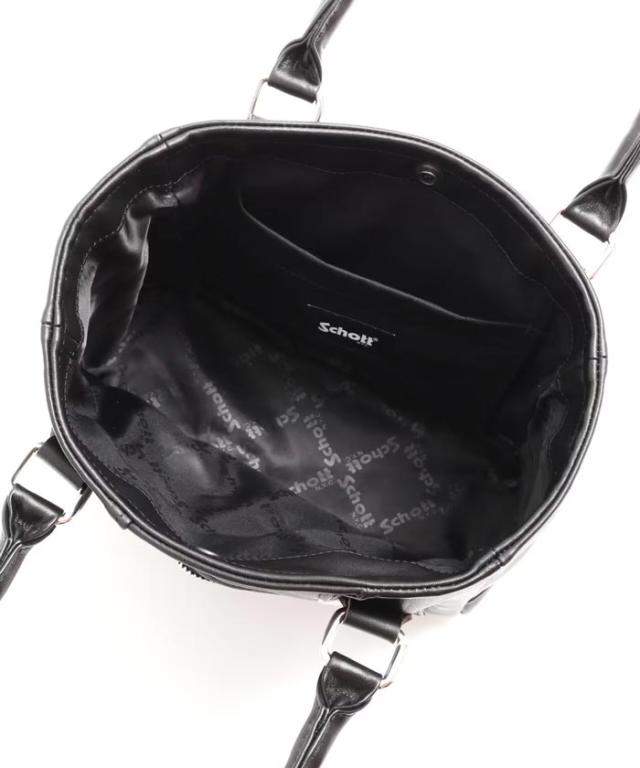 Schott(ショット) ミニライダース レザートートバッグ BAG 鞄 メンズ 本革 782-3976009 782-4976010 送料無料_4