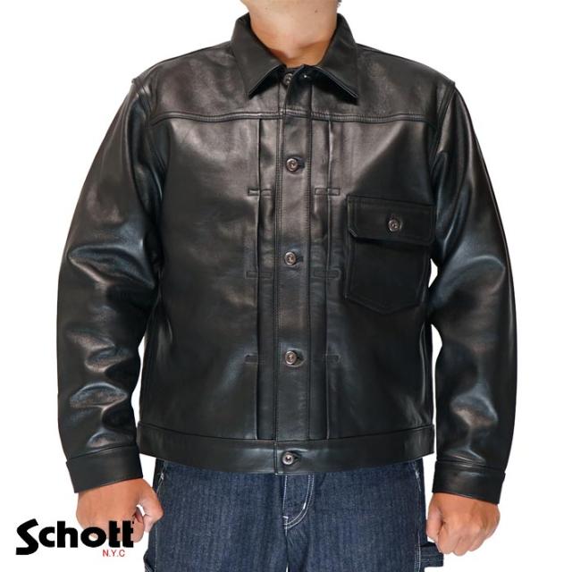 Schott シープレザー トラッカージャケット（L） SCHOTT ジャケット L ショット 新品 SHEEP LEATHER 1st TRACKER JACKET