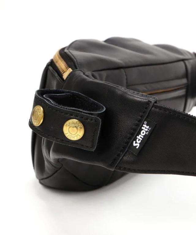 Schott(ショット) ボディ バッグ レザー BAG 鞄 メンズ PADDED BODY