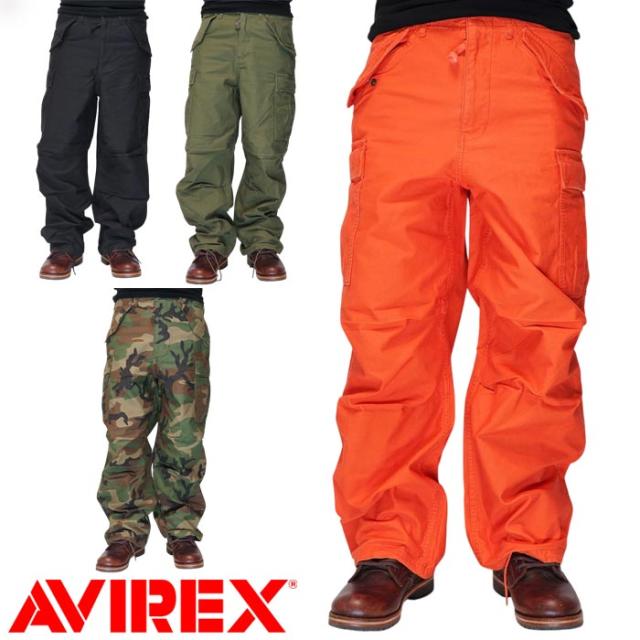 AVIREX アビレックス アヴィレックス ミリタリー ナイロンコットン M-65 ファティーグパンツ カーゴパンツ 783-5910018 送料無料