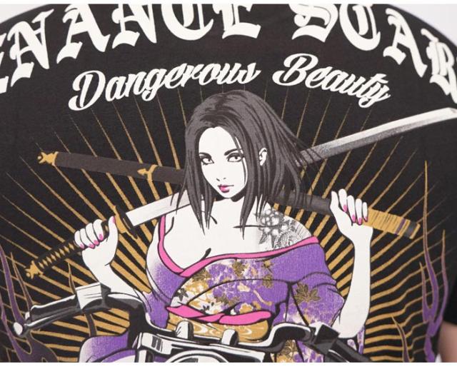 抜刀娘 バットウムスメ 絡繰魂 和柄 Tシャツ 半袖 メンズ 凛 252140 送料無料