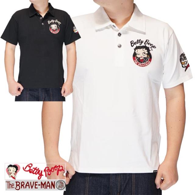 THE BRAVEMAN ブレイブマン ベティブープ ベティー コラボ ポロシャツ メンズ BBB-2422 送料無料