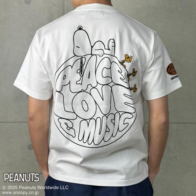 フラッグスタッフ FLAGSTAFF スヌーピー コラボ Tシャツ 半袖 刺繍 メンズ BEAGLE 452092 送料無料