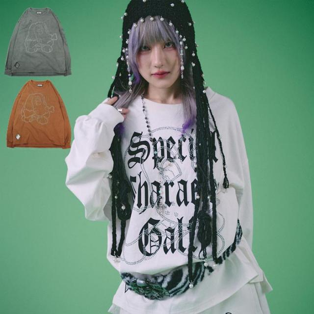 GALFY ガルフィー ロンT ロング Tシャツ 長袖 メンズ レディース スケルトン ウイング 144013 送料無料