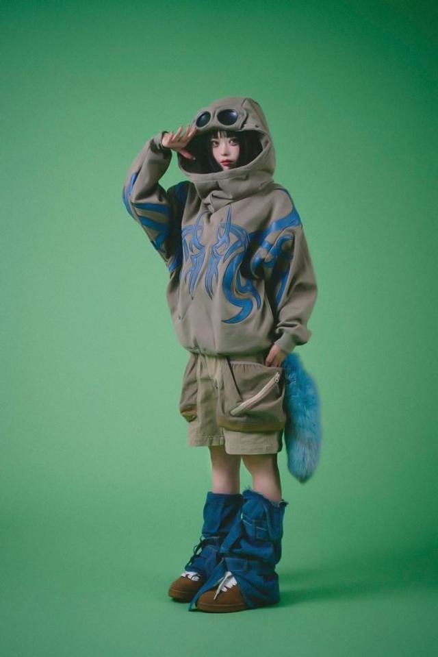 GALFY ガルフィー プル パーカー 長袖 メンズ レディース ユニセックス 探検メガネ部族パーカー 144023 送料無料_5