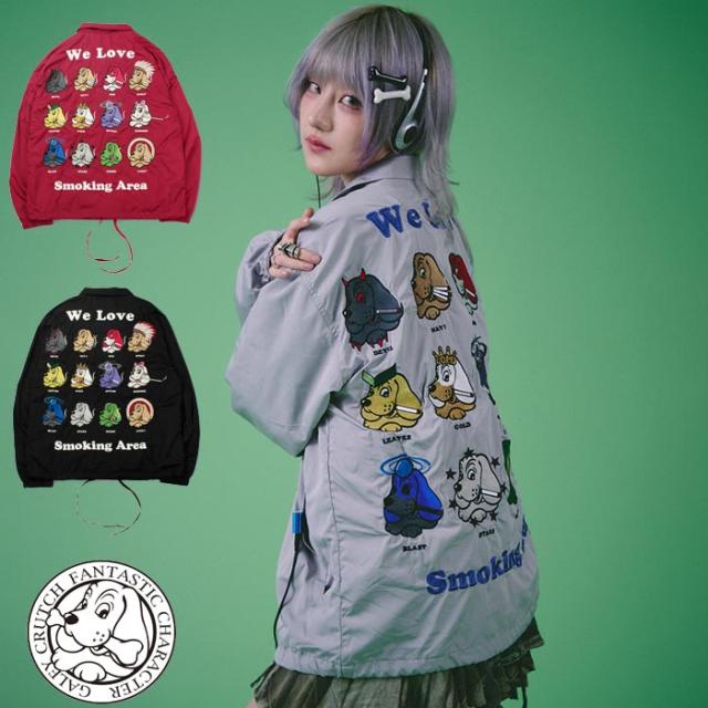 ガルフィー GALFY アウター メンズ レディース ヤニラバーズ コーチ ジャケット 男女兼用 ユニセックス 犬 144031 送料無料