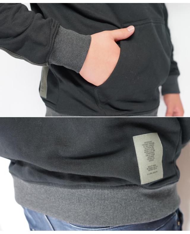 ジースター ロウ G-STAR RAW プル パーカー メンズ TAPE HOODED SWEATER D20685-A613 送料無料_4