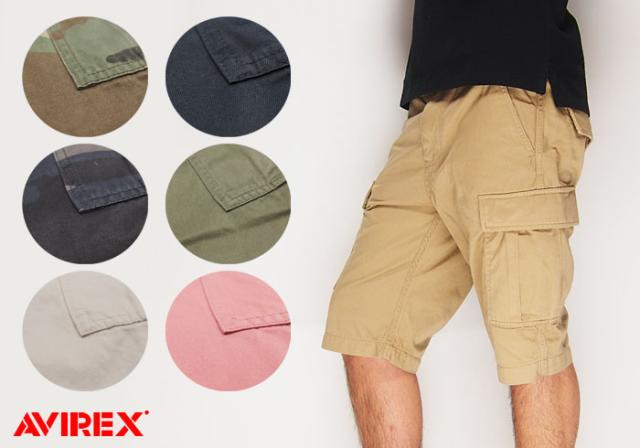 AVIREX[アヴィレックス] ファティーグ カーゴ ショートパンツ 6166118 6166119 送料無料