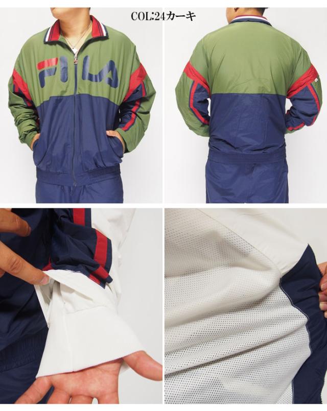 16280円を30%OFFセール FILA[フィラ]ヘリテージ 撥水加工 ジップアップ ナイロンジャケット/FM9459/送料無料の通販は