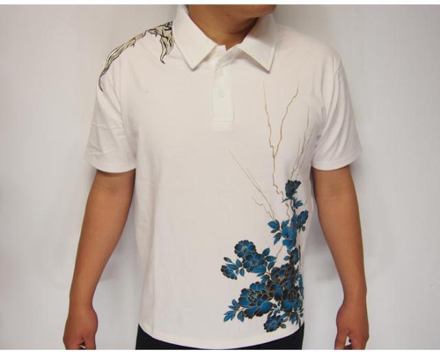 14080円を10%OFFセール 絡繰魂[カラクリダマシイ] 粋 九尾 刺繍 和柄ポロシャツ/半袖/絡繰/粋/282099/送料無料 14080円を10%OFFセール 絡繰魂[カラクリダマシイ] 粋 九尾 刺繍 和柄