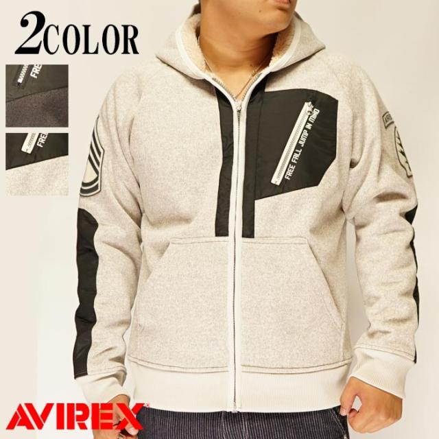 Avirex アヴィレックス 長袖 ニット ボア ボンディング スウェット ジャケット パーカー メンズ 送料無料の通販はau Pay マーケット 和柄販売のジーンズプラザ摩耶葛西店