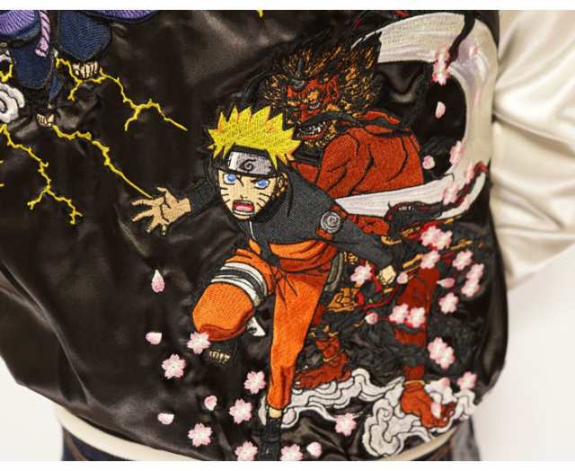 ナルト コラボ 和柄 スカジャン 総刺繍 華鳥風月 朧 メンズ レディース Naruto サスケ 風神 雷神 送料無料の通販はau Pay マーケット 和柄販売のジーンズプラザ摩耶葛西店