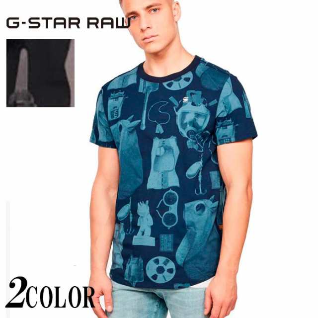 ジースター ロウ G-STAR RAW Tシャツ 半袖 メンズ Lash Materials