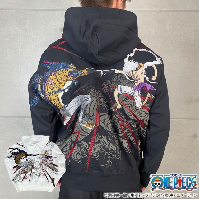 ONE PIECE × 絡繰魂 【ルフィvsルッチ】決戦プルパーカー 253001 送料無料