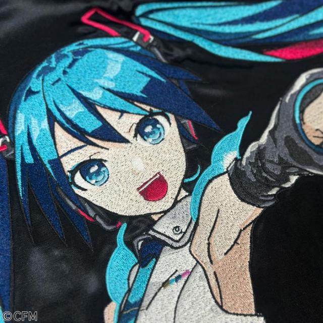 絡繰魂 カラクリダマシイ 初音ミク コラボ 和柄 スカジャン メンズ リバーシブル スーベニア ジャケット 261001 送料無料_5