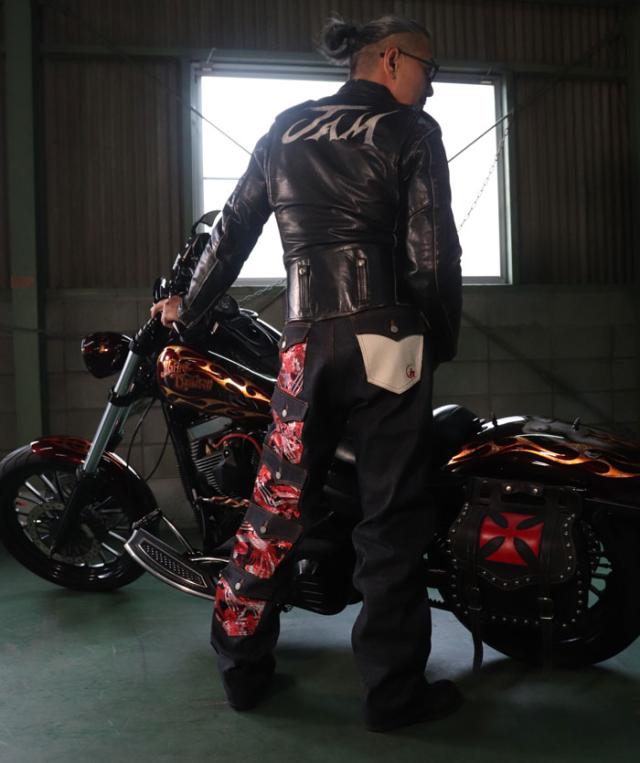 児島ジーンズ KOJIMA GENES JD コラボ ジーンズ デニム 帯地 和柄 飛龍