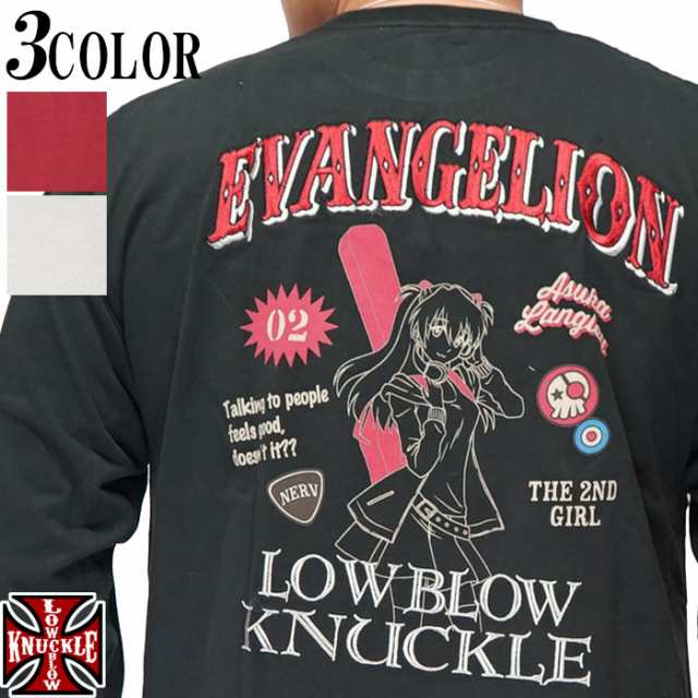 エヴァンゲリオン Evangelion ローブローナックル コラボ Ｔシャツ 長袖 メンズ アスカ ラングレー ギター 541350 送料無料の通販は 8,690円