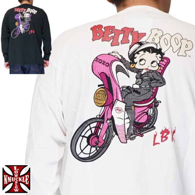 ローブローナックル LOW BLOW KNUCKLE ベティブープ コラボ Ｔシャツ 長袖 メンズ 特攻 ヤンキー ロンT 595859 送料無料