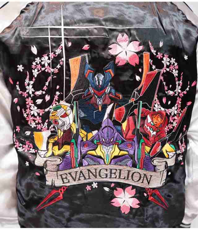 エヴァンゲリオン Evangelion 錦コラボ 和柄 スカジャン 四身一体 綾波