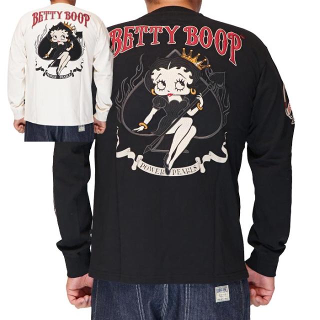 NEVER MIND(ネバーマインド) ベティブープ コラボ コラボ  ロングTシャツ メンズ 刺繍BBN-2511 送料無料