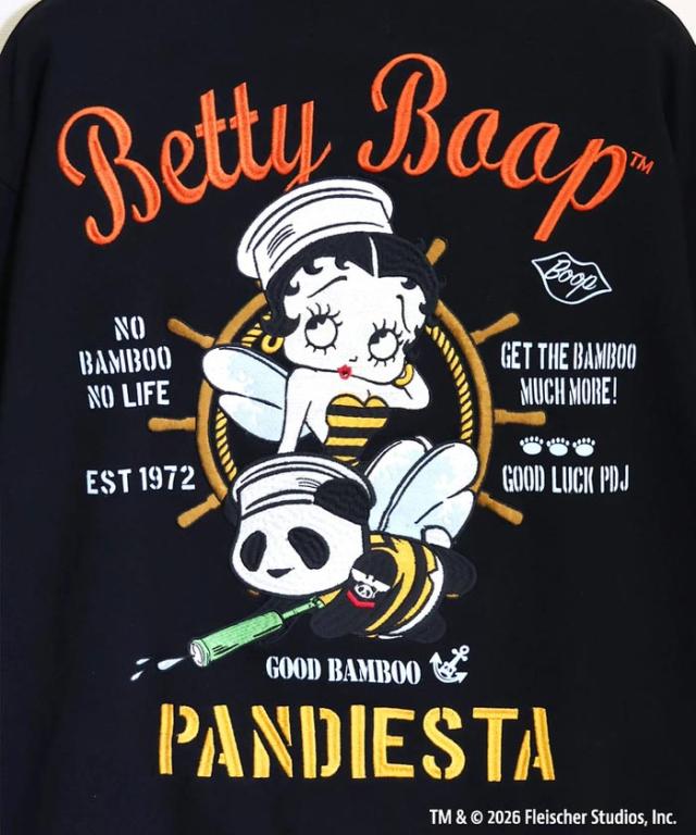 PANDIESTA パンディエスタ ベティブープコラボ パーカー メンズ パンダ MARIN BETTY 和柄 516600 送料無料_4