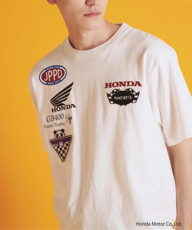 ホンダ Honda パンディエスタ PANDIESTA コラボ Tシャツ パンダ GB400TT 和柄 523502 送料無料_4