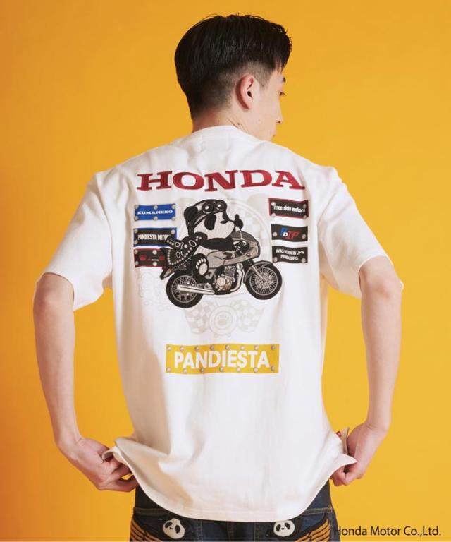 ホンダ Honda パンディエスタ PANDIESTA コラボ Tシャツ パンダ GB400TT 和柄 523502 送料無料_5