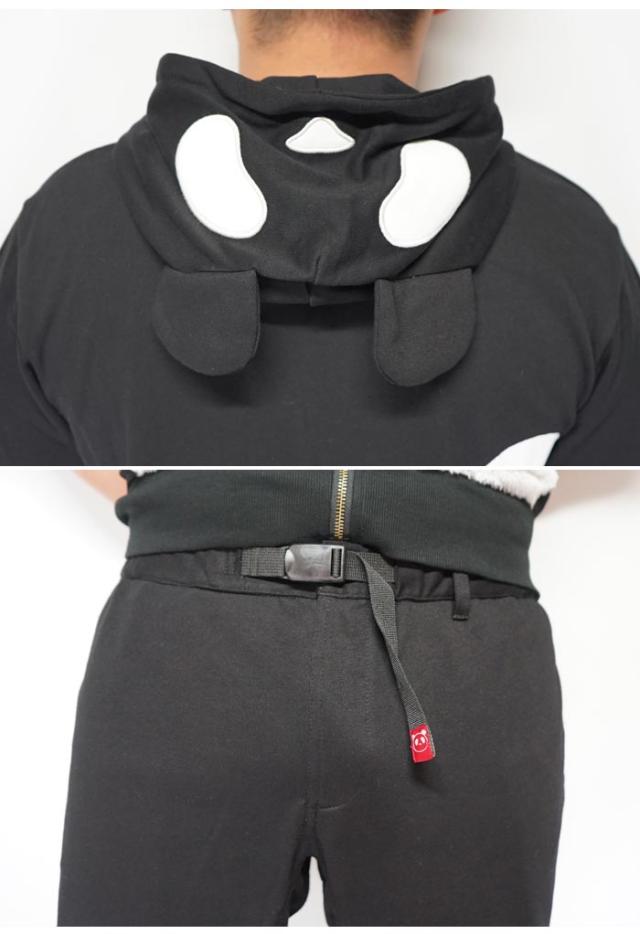 パンディエスタ PANDIESTA セットアップ パンダ 部屋着 ルームウェア 和柄 メンズ ユニセックス なりきりパーカーセット 551201 送料無料_4