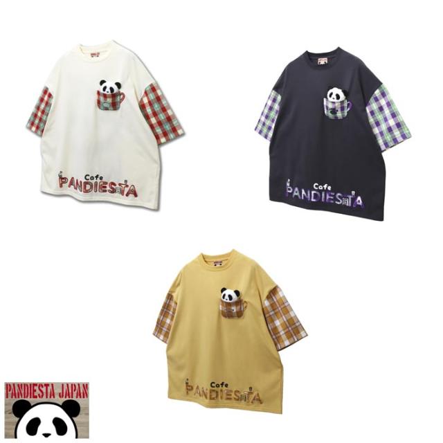 パンディエスタ PANDIESTA Tシャツ 半袖 パンダ ビッグサイズ カフェ ぬいぐるみ付き メンズ 和柄 554470 送料無料の通販は 6,300円