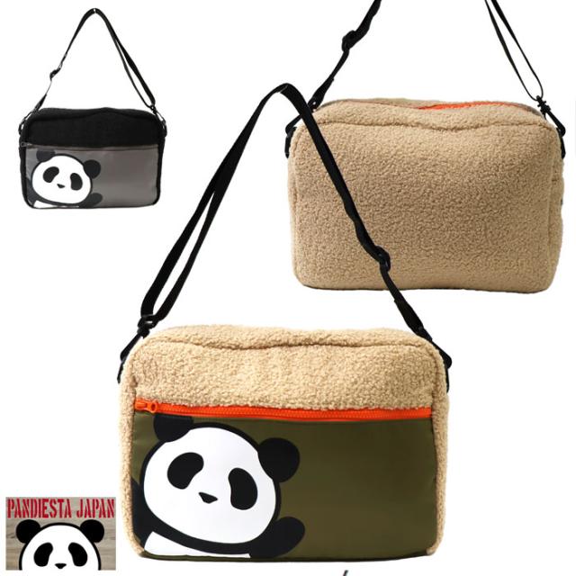 パンディエスタ PANDIESTA ショルダーバッグ BAG 鞄 パンダ メンズ 絹布 ボア 和柄 564357 送料無料