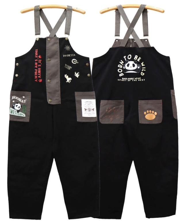 パンディエスタ PANDIESTA オーバーオール サロペット メンズ パンダ ジャパン デッキパンツ 575954 送料無料_1