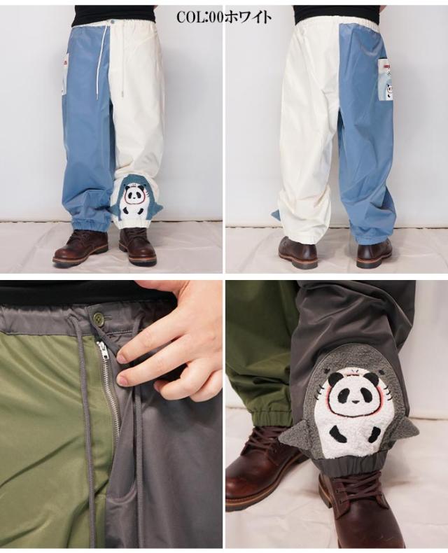 パンディエスタ PANDIESTA サメパンダ バルーンパンツ パンダ メンズ ユニセックス 和柄 585751 送料無料_2